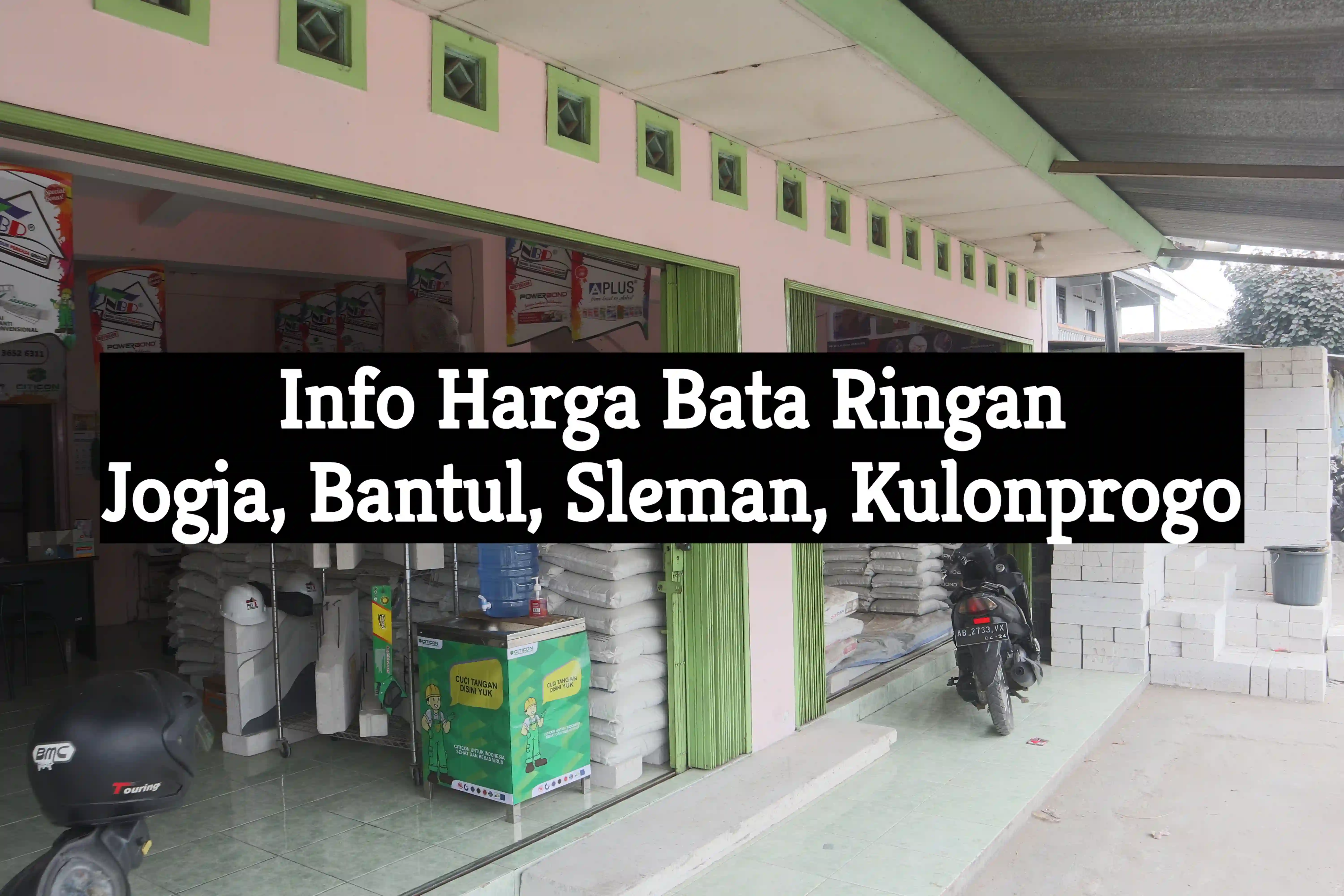 info harga bata ringan jogja bantul sleman kulonprogo