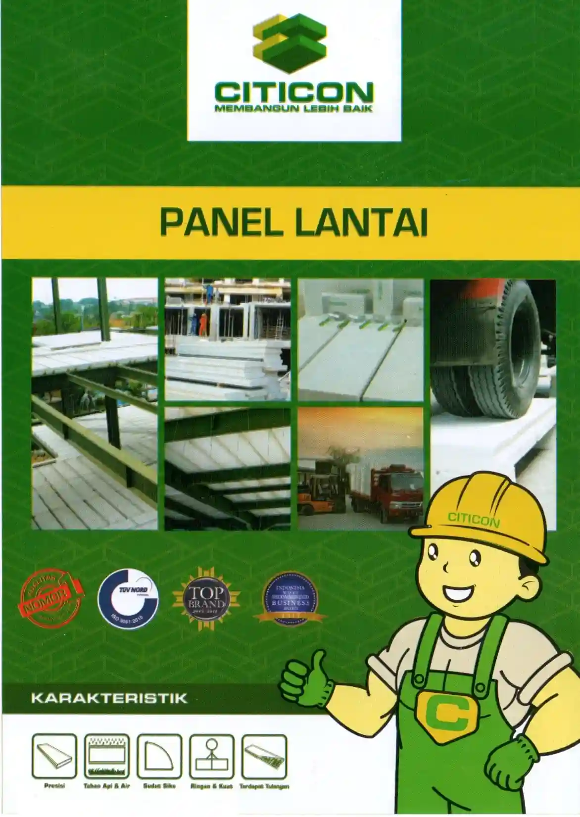 brosur panel lantai citicon