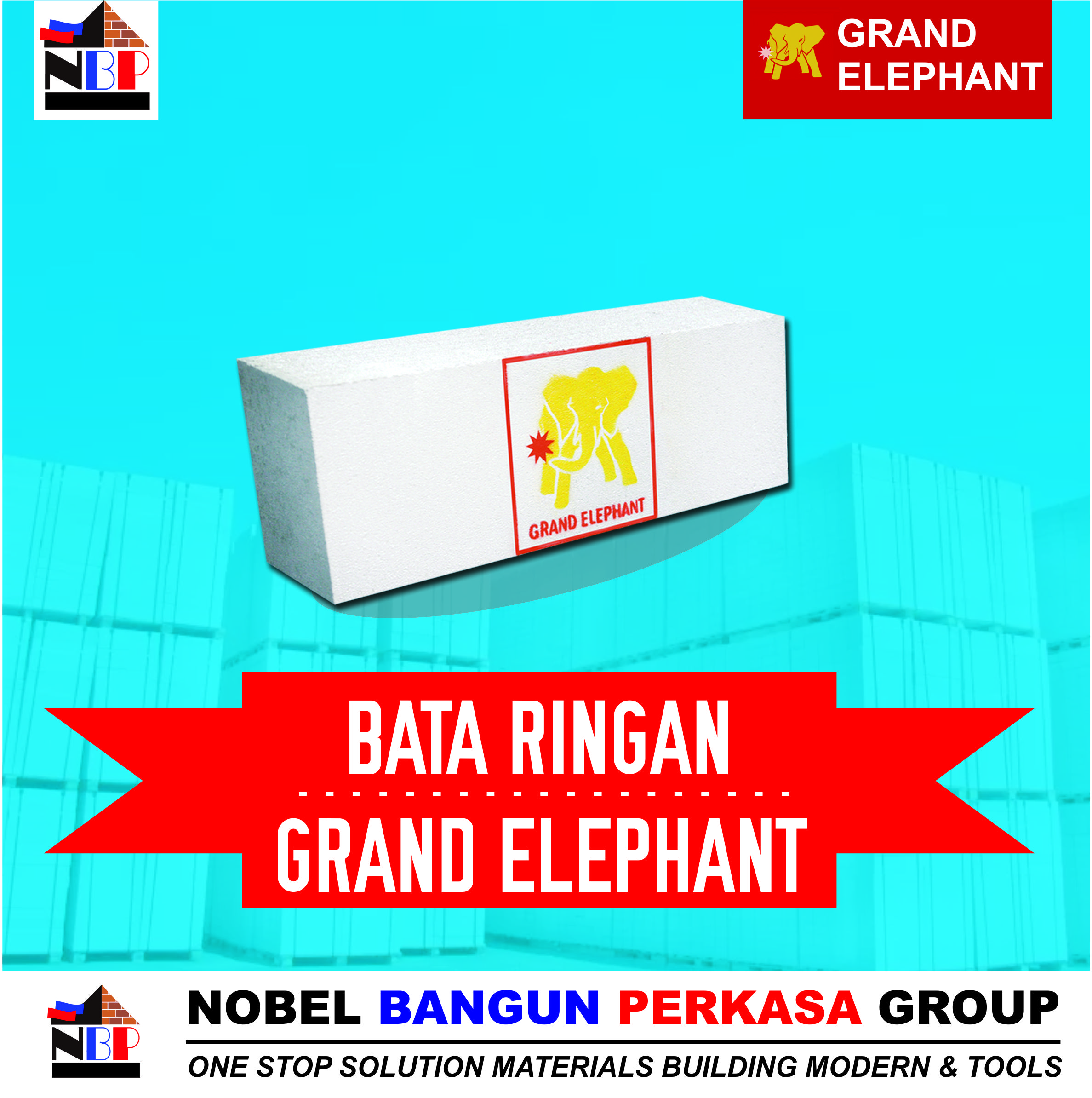 Jual Bata Ringan Grand Elephant di Jogja