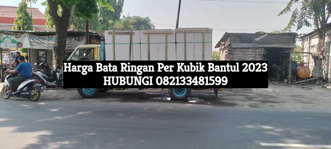 harga bata ringan per kubik bantul
