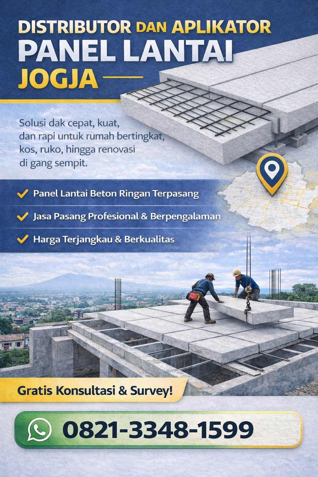 Distributor dan Aplikator Panel Lantai Jogja