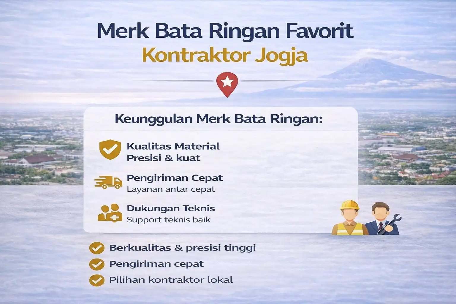 Merk Bata Ringan Favorit Kontraktor Jogja