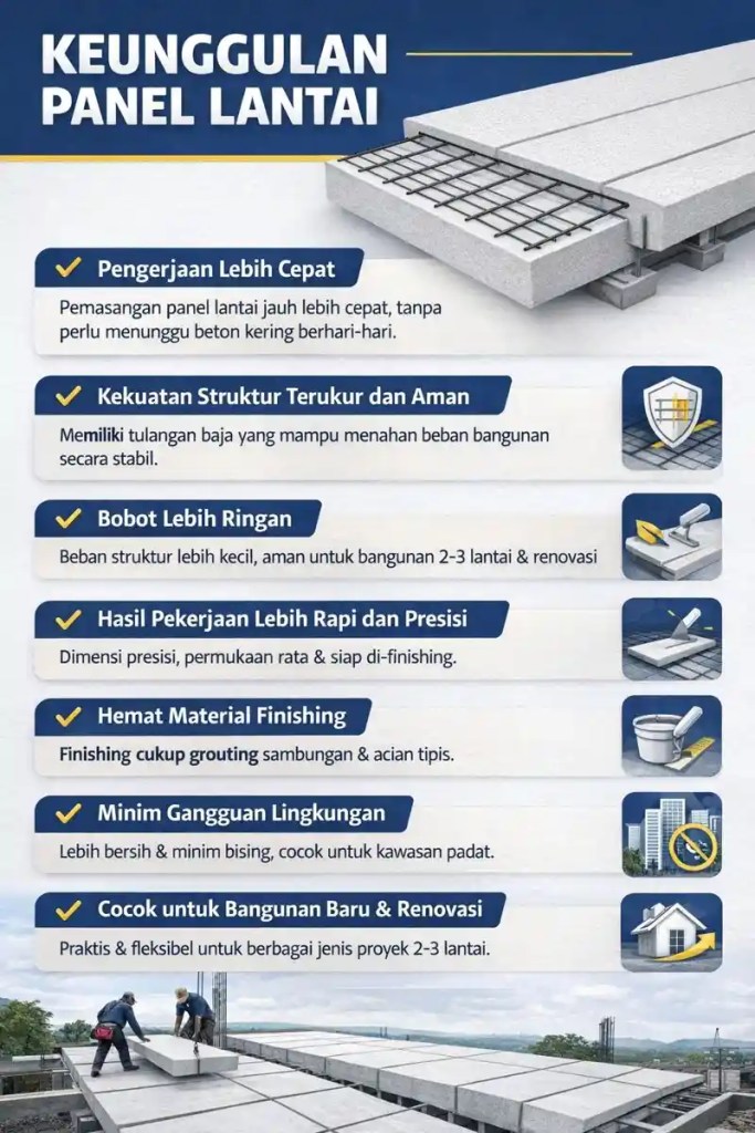 keunggulan panel lantai