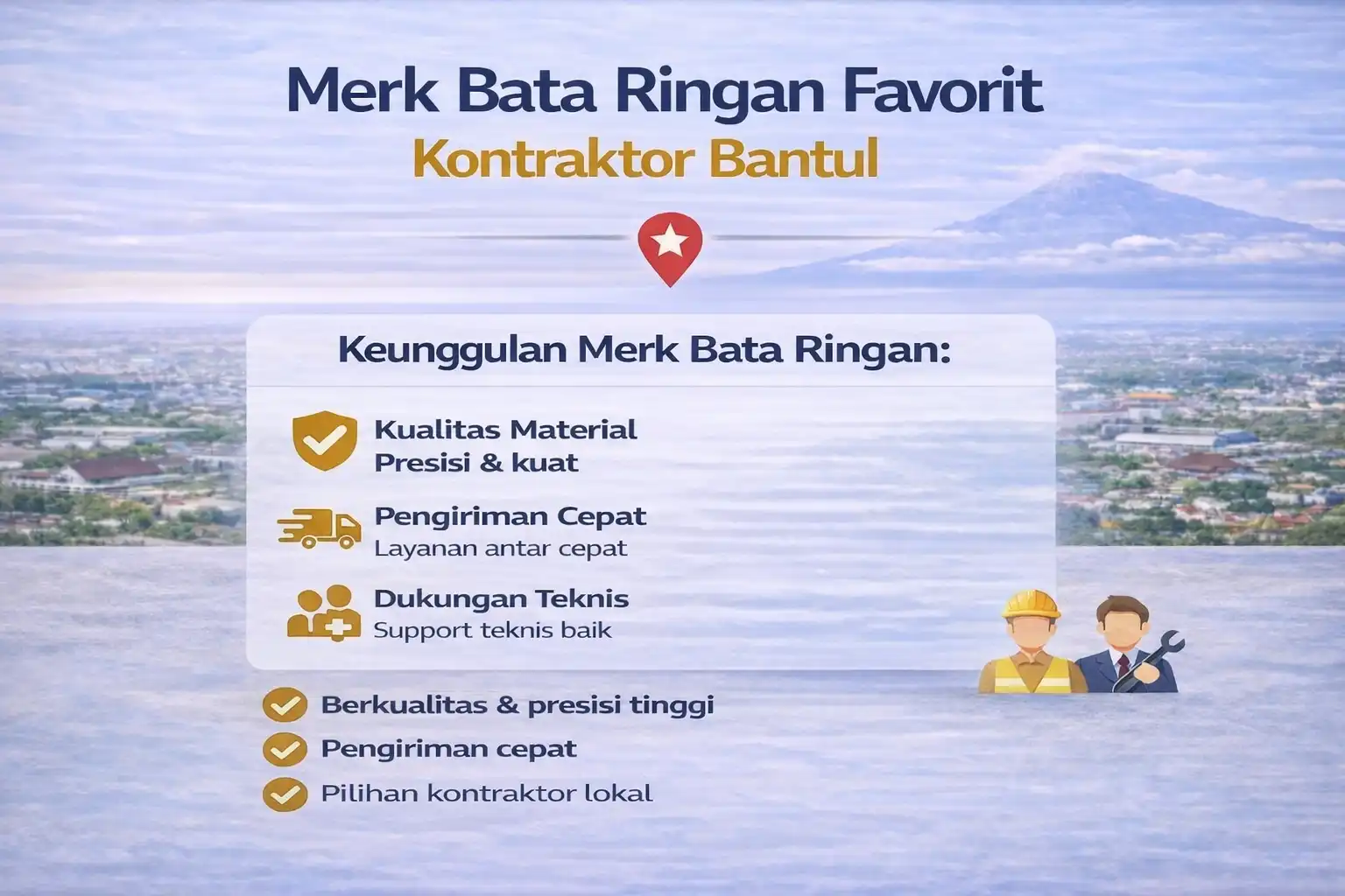 merk bata ringan favorit kontraktor di bantul