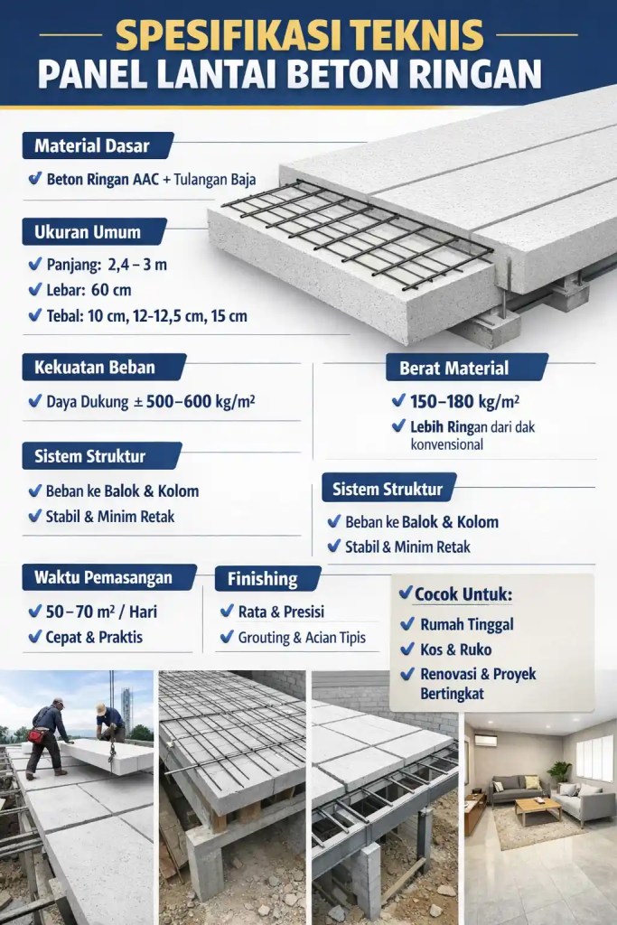 spesifikasi panel lantai