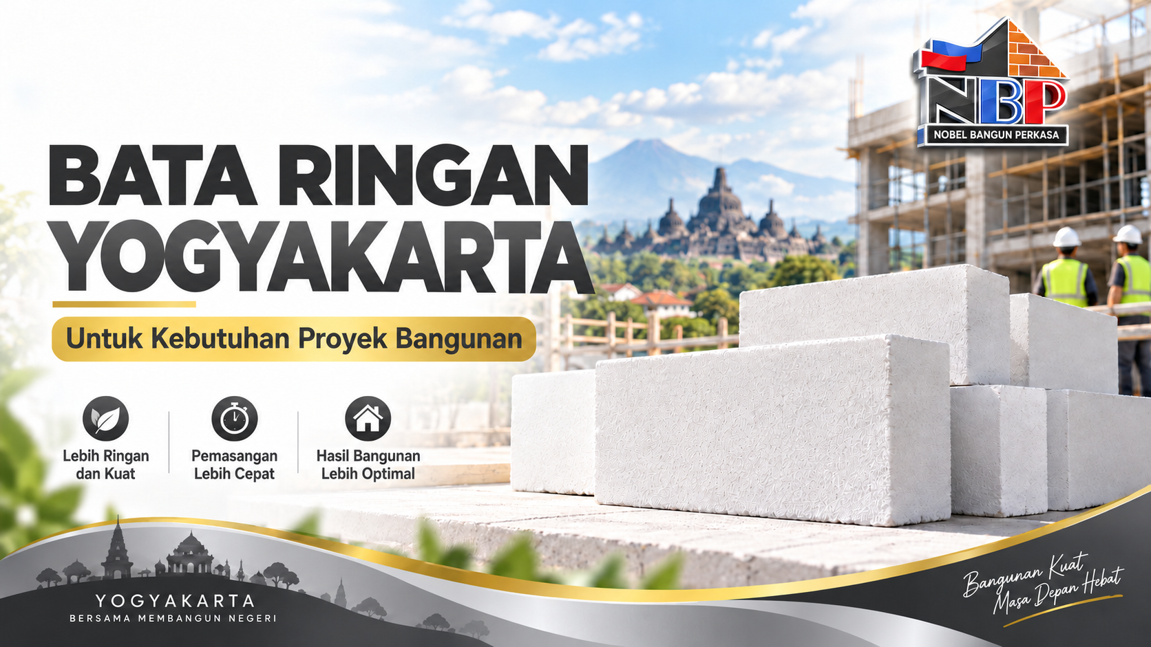 Jual Bata Ringan Jogja untuk Rumah, Kos, dan Ruko